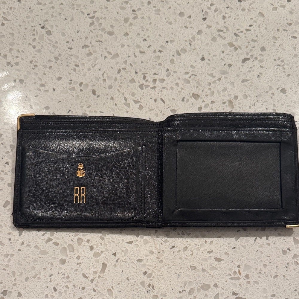 Mark Cross Black Leather Wallet